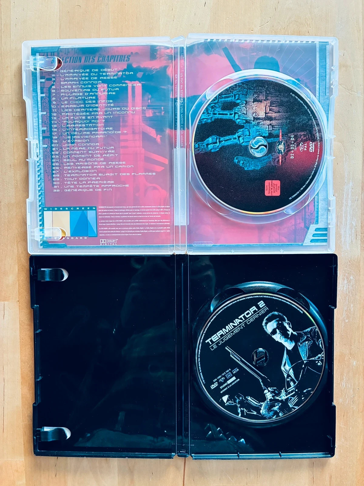 Lot 2 DVD Terminator 1 en 2 van James Cameron met Arnold Schwarzenegger. – photo 2